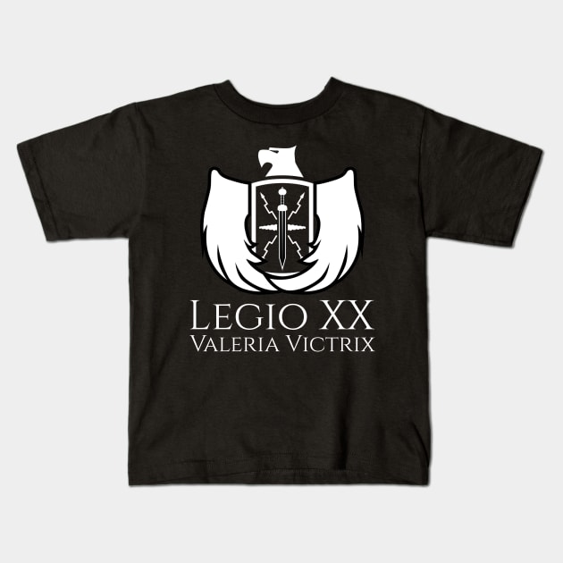 Legio XX Valeria Victrix - Ancient Roman Military - History Kids T-Shirt by Styr Designs